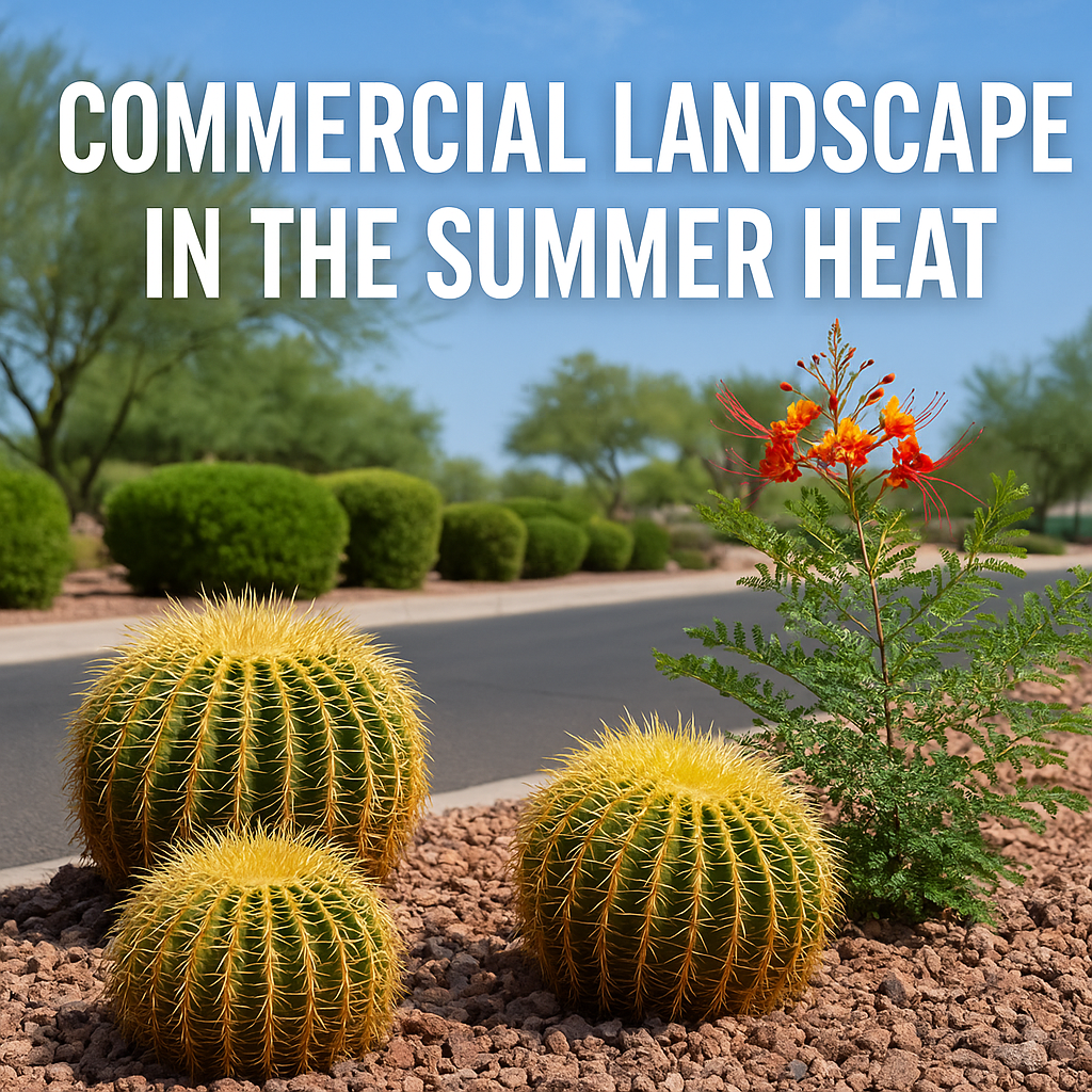 commercial landscape in sun city - Oxygen Landscape commercial landscape maintenance