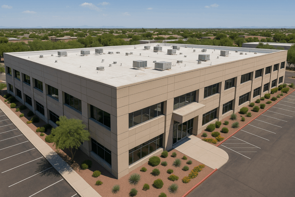 local commercial landscaping building