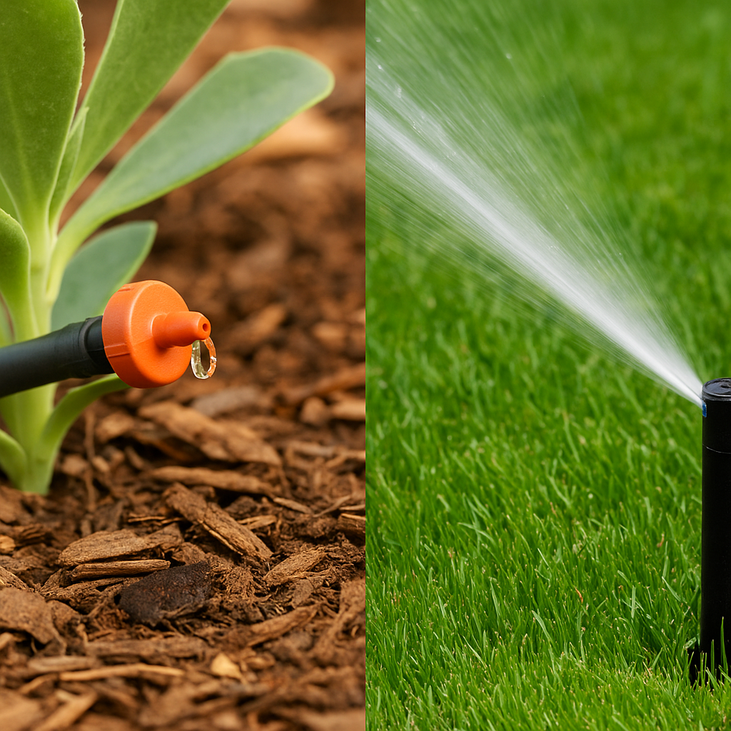 Landscape Irrigation: Drip and Spray